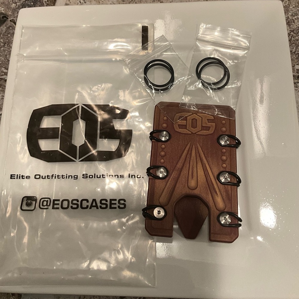 EOS New Brown Titanium Wallet